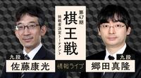 【中継】棋王戦挑戦者決定トーナメント 佐藤康光九段対郷田真隆九段