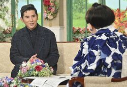 本木雅弘の身長190cmモデル長男に黒柳徹子驚き「随分背が高いね」