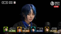 美人雀士がコスプレイヤー級の青い髪 実況席も興奮「こんなに染まるものですか！？」／麻雀・Mリーグ