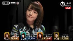 美女ママ雀士・瑞原明奈、首をかしげて相手をチラ見 さりげない仕草もファンは悶絶「きれいな表情」／麻雀・Mリーグ