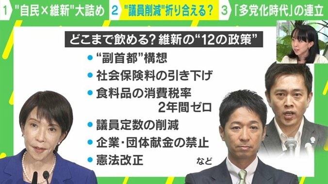 どこまで飲める？維新の“12の政策”