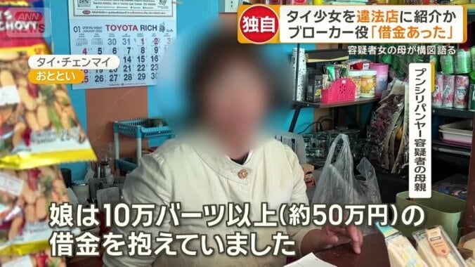 プンシリパンヤー容疑者の母親