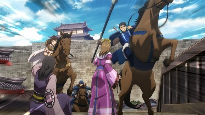 アニメ「キングダム」 深手を負った成キョウ、援軍を求め走る瑠衣…4期5話先行カット・あらすじ公開 2枚目