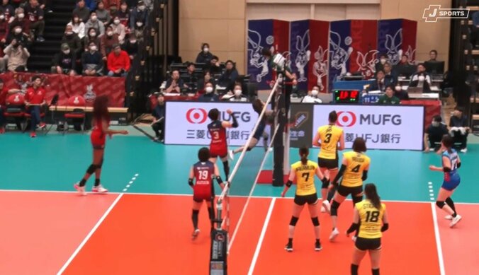 決してあきらめない好プレー