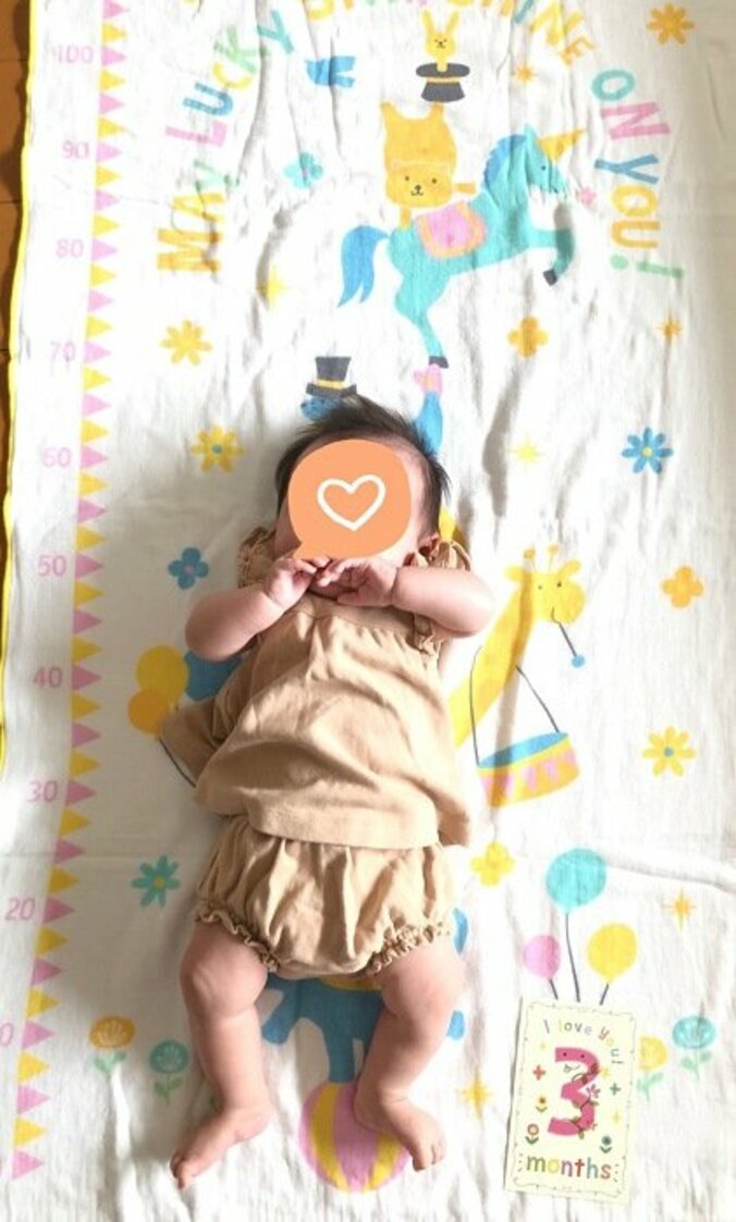 登坂淳一、生後3か月を迎えた娘「良く笑うし声も出すようになってきた」 1枚目