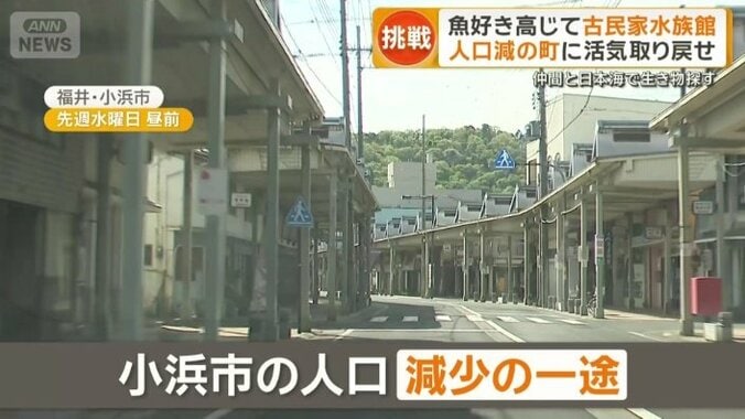 人口減少の一途をたどる小浜市