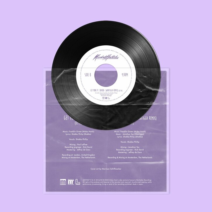 マイダス・ハッチ、本日11月3日(火)レコードの日に合わせ人気シングル 『Get Mine』と『The High』の限定7インチ・アナログを同時リリース!