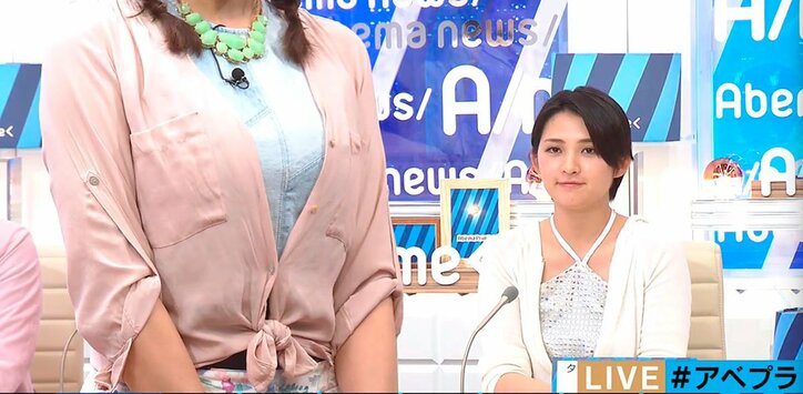 Iカップ穂川果音と貧乳横綱・鈴木咲がコスプレ「AI対決」