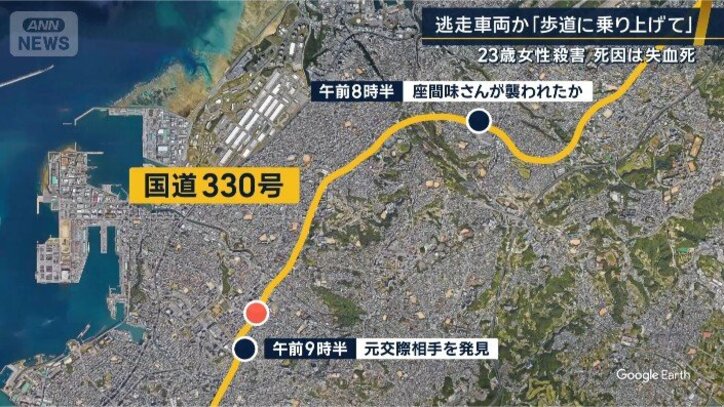 上空地図