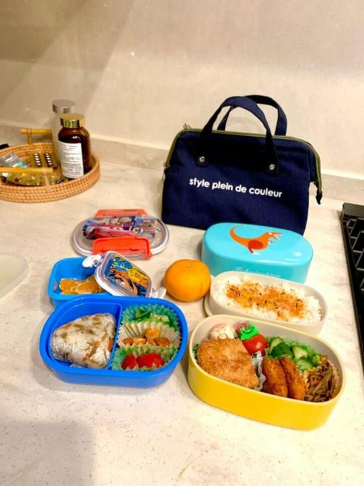  小倉優子、次男の好物を入れた弁当を公開「一週間がスタートしました」 