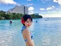 兒玉遥、キュートな笑顔の水着ショットに「美しい」「海が似合う」の声