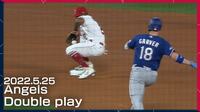【映像】エンゼルス ナイスなダブルプレー!