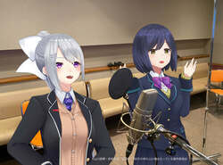 アニメ「俺100」第13話にVTuberの樋口楓・静凛が本人役で出演！アフレコ現場写真＆コメント動画も到着