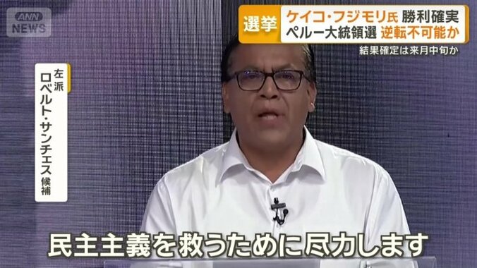 左派　ロベルト・サンチェス候補