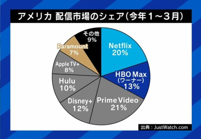 アメリカの動画市場