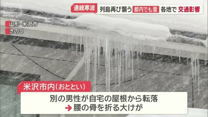 転落し、背骨を折る大けが
