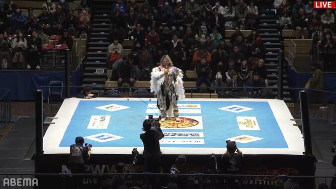 閑散としたリング