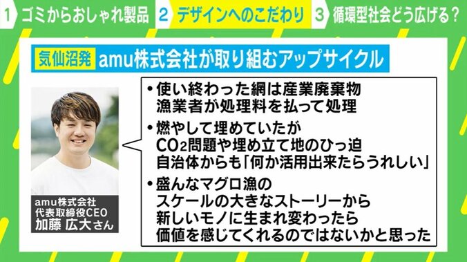 なぜ漁網をアパレル製品に？