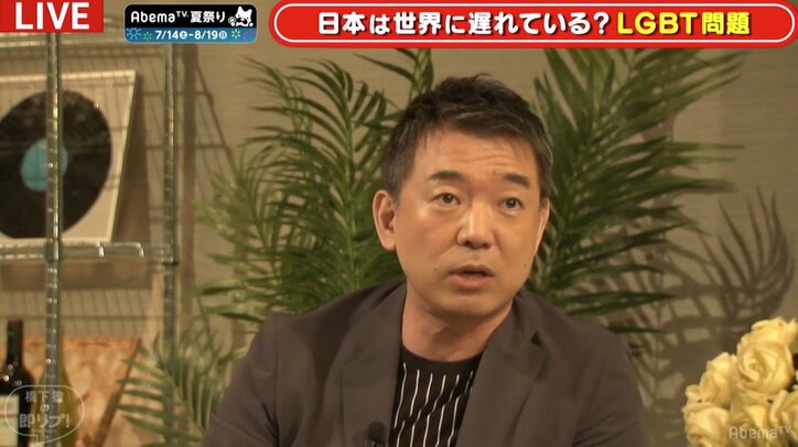 橋下氏、LGBTを巡る杉田水脈議員の発言に「国士気取りはもうダメだ。日本で一番生産性がないのはお前だ！」