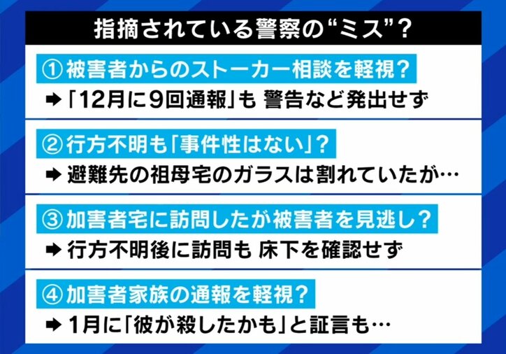 警察のミス?4つ