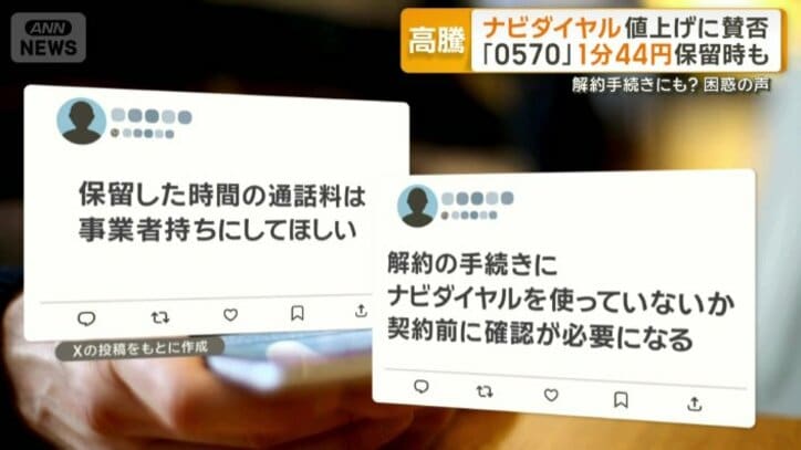 SNS上で批判の声