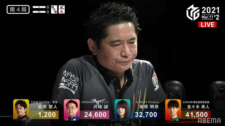 唇を噛む萩原聖人 チーム最下位・個人も低迷の屈辱に「来年は優勝!」と最速宣言/麻雀・Mリーグ