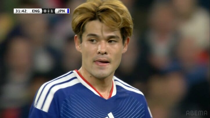 イングランド戦でフル出場した佐野海舟