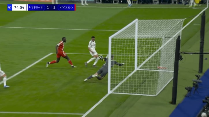 エンバペが合わせてゴール