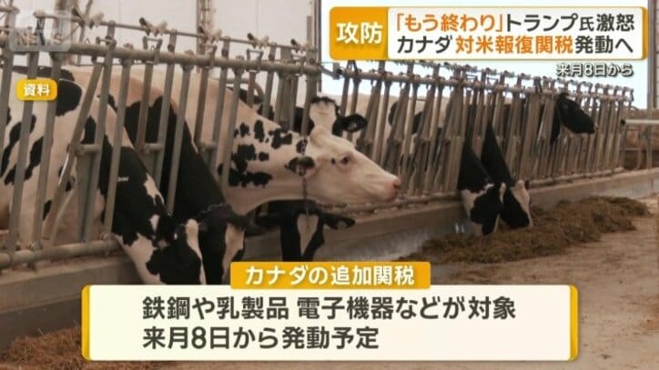 カナダ追加関税の対象