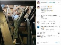 安藤サクラのユニークなY字バランスに「足すごすぎ」「身体柔らか～！」と反響
