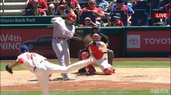 「サンデー大谷翔平」今週は痛烈二塁打 視聴者も「えぐい」「ミサイル」と驚く打球に塁上でもニッコリ