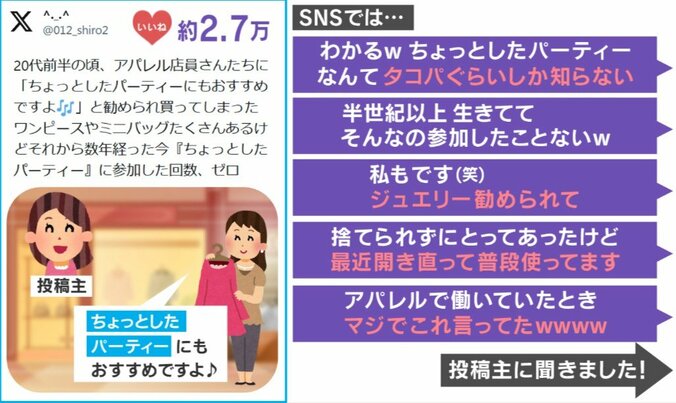 アパレル店員による“売り文句”