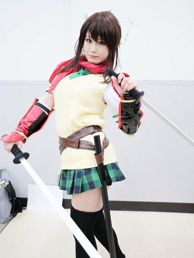 【写真・画像】『閃乱カグラ』飛鳥コスプレ　5枚目