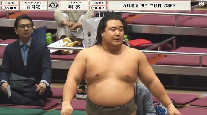 「筋肉やば」鋼のような筋肉美で“無敗”の力士、ついに初黒星「三段目の取組じゃない」好取組に初日からファン大興奮 5枚目