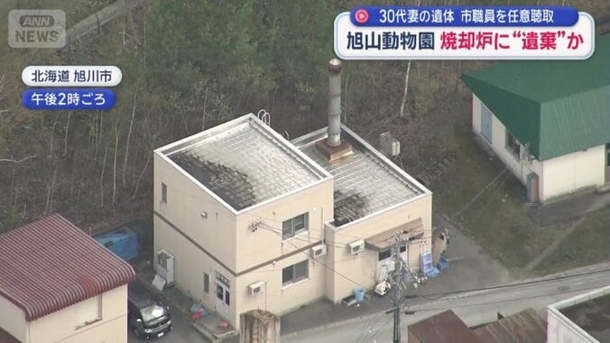 焼却炉が入っているとみられる建物