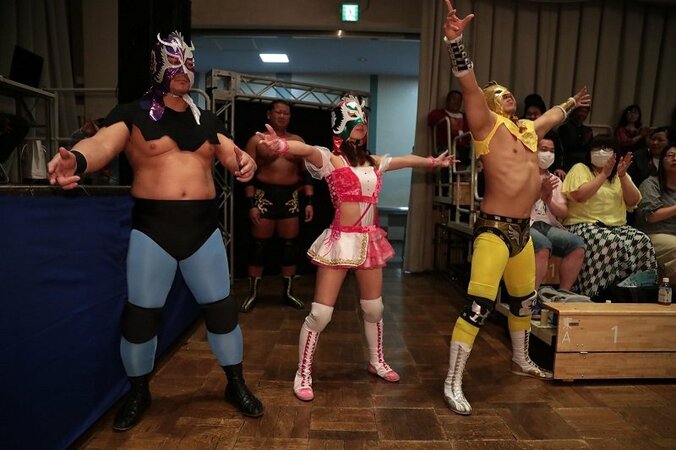 史上最高レベルに可愛い覆面レスラー、DDT後楽園に“来日”　HARASHIMAは酒呑童子と共闘へ！ 2枚目