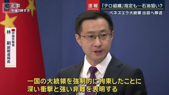 中国外務省　林剣副報道局長