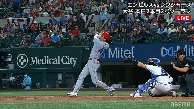 大谷翔平「登板翌日はよく打つ」ジンクスまで復活！前日の6失点KOも豪快2発で吹き飛ばす「本当にキター」「神かよw」 1枚目