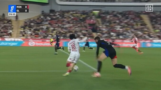 【映像】相手置き去りのワンフェイク＆強引ターン