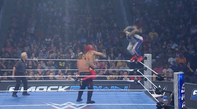 トップロープからの大技に気を取られ…