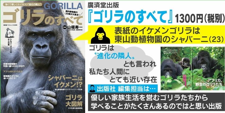 あまりにセクシー ジャケ買いどころか2冊買う 超イケメンゴリラ シャバーニ 表紙の雑誌がsnsで話題に 国内 Abema Times