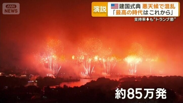 約85万発の花火