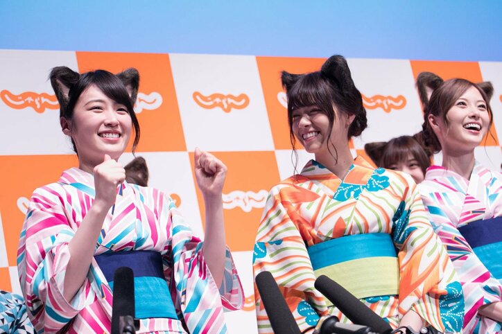 西野七瀬、猫との共演に「いっしょに寝たくなりました」 乃木坂46が猫耳でダンスを披露