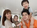 アレク＆川崎希、家族4人の集合ショットを公開「なかなか撮るのが大変で」