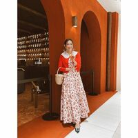 「めっちゃ可愛い」「いつもクオリティが高い」紗栄子のガーリーなコーデにファン称賛