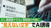 【映像】隠された罠「見えない文字」がAIを操作