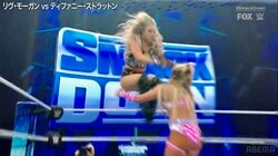 女子レスラー、強烈顔面バスターで悶絶 元チアリーダーの一撃に「運動神経すごいな」場内どよめき