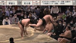 土俵から転落した力士を受け止め「大丈夫か？」元魁皇・浅香山親方の優しさに反響「親方も痛そうだった」心配の声も