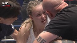 女子キック、衝撃KO直後に「泣いてますよ…」魔裟斗も驚きのワンシーン 女王が圧巻の秒殺＆4連続KOでV3防衛