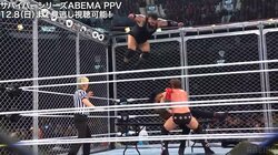 「折れてる…」足が“ぐにゃり”、衝撃の瞬間にファン騒然 超巨体レスラー、6メートルからダイブも着地に失敗 予想外の代償